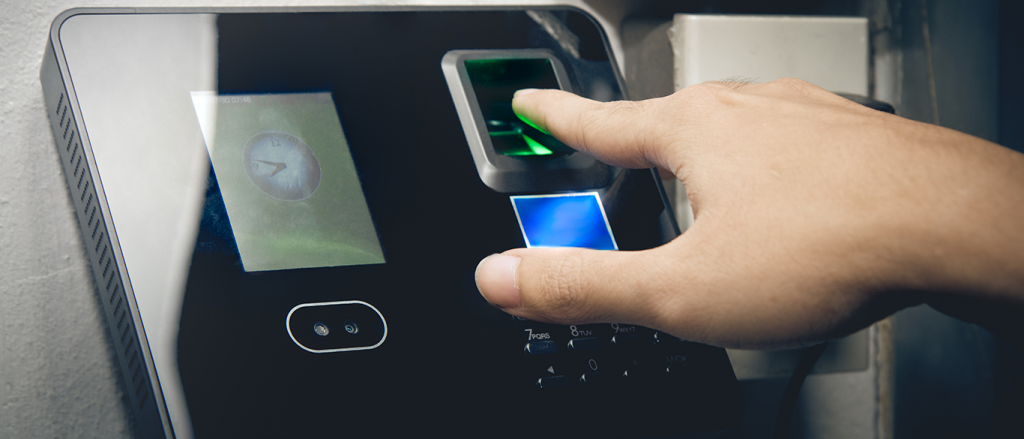 Biometric fingerprint scaner