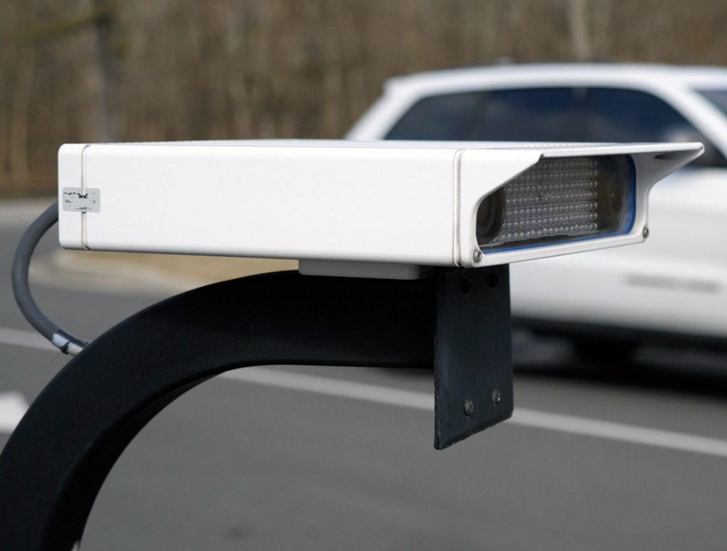 License plate recognition security camera