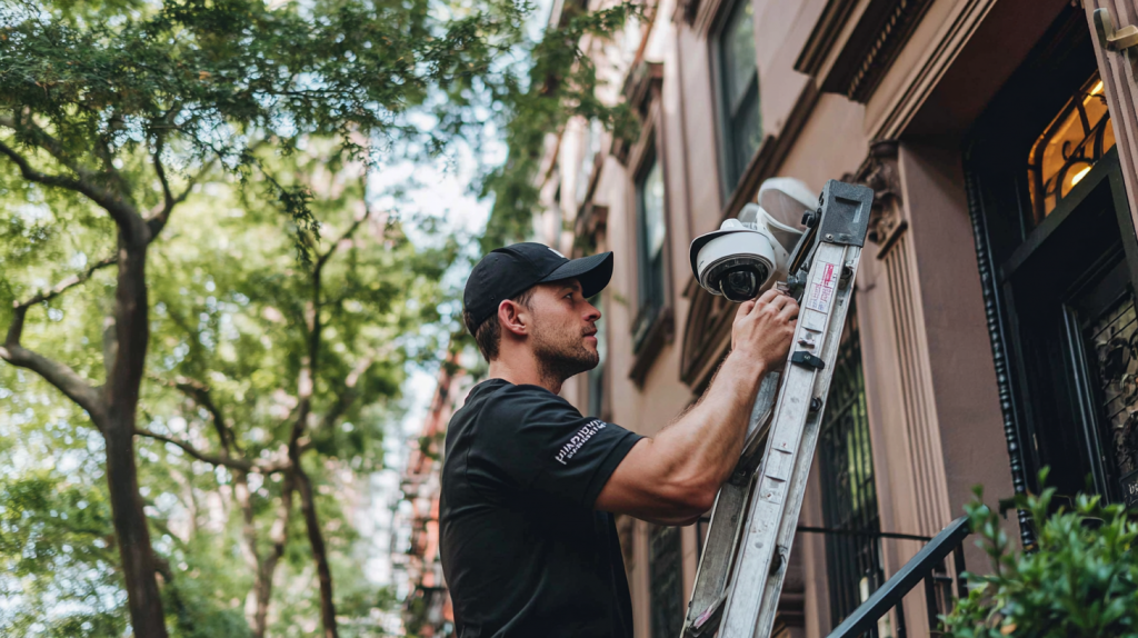 professional home security camera installation