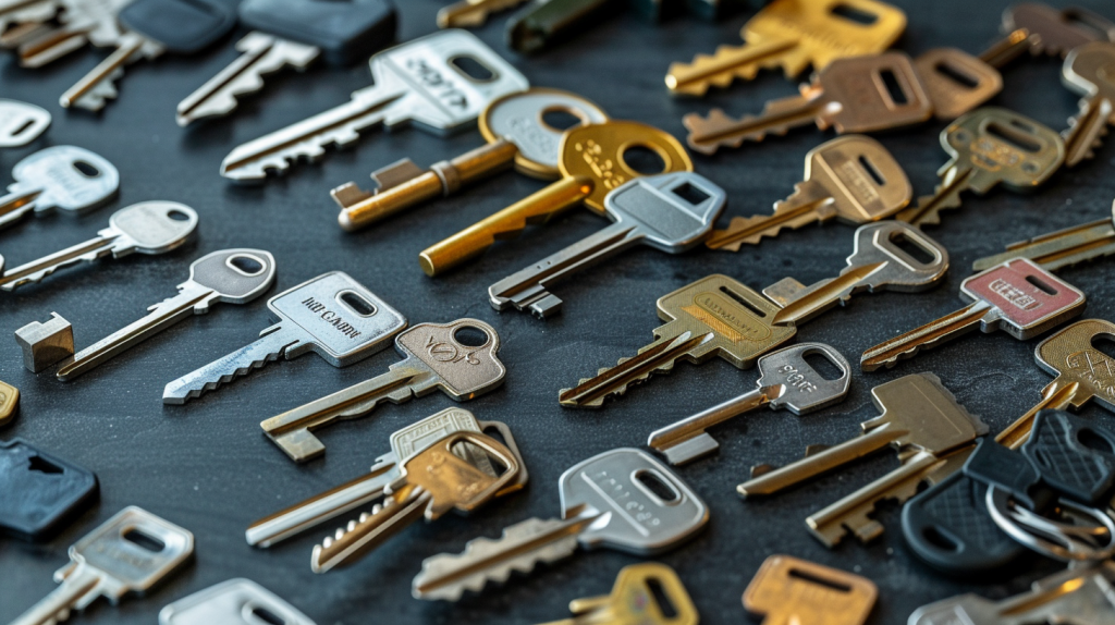 Collection of various keys