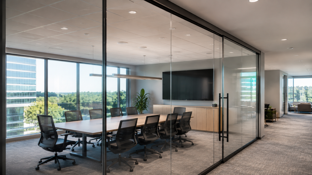 Modern corporate conference room design