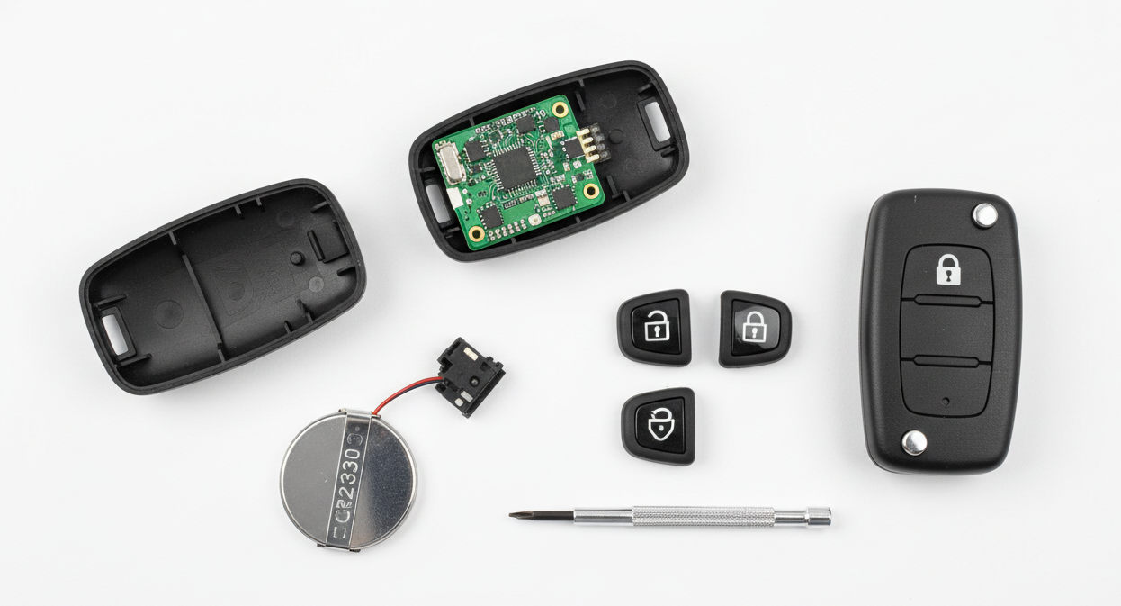 Car Key Repair Fixing vs Replacing
